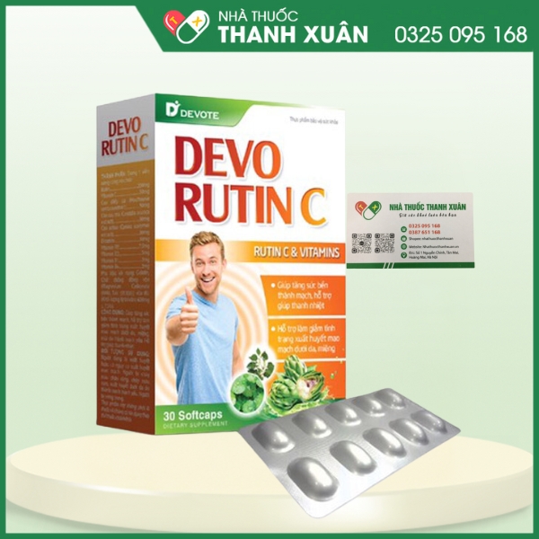 Devo Rutin C - Giúp tăng sức bền thành mạch